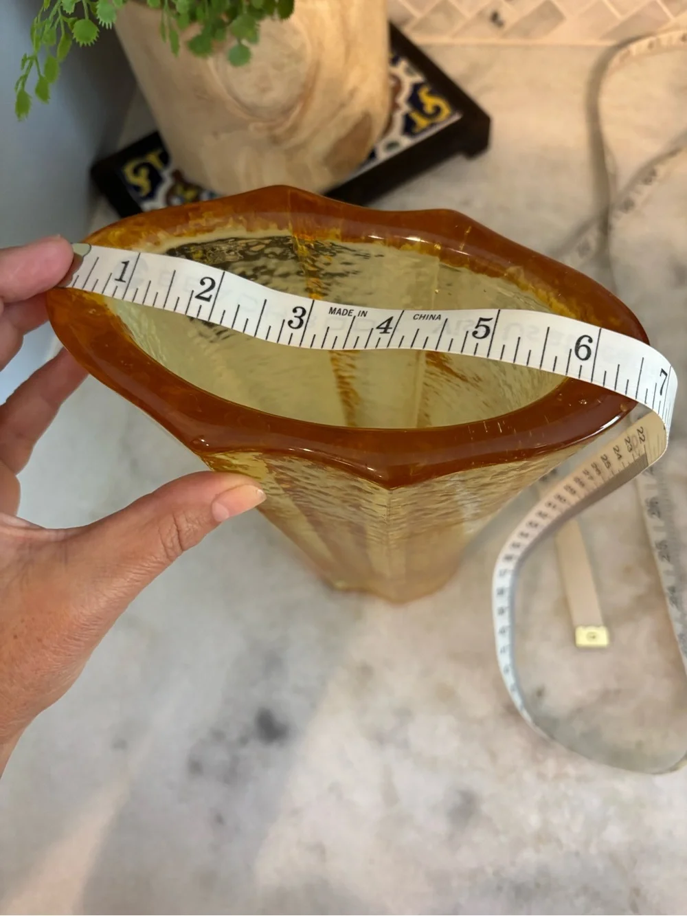 Fire And Light Citrus yellow Aurora Vase